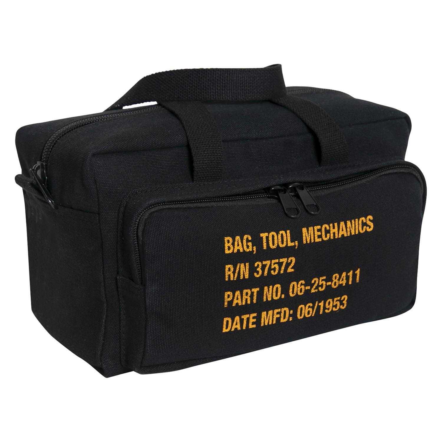 Rothco G.I. Type Zipper Pocket Mechanics Tool Bag With Military Stencil - Zenithce