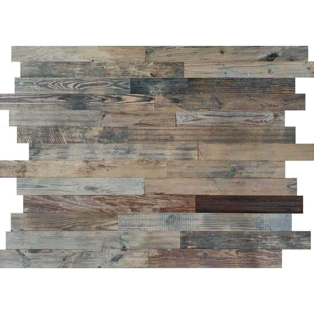 Ejoy 6 in x 0.8 in. Wood Solid Wall Cladding Siding Board - Zenithce