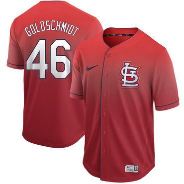 St. Louis Cardinals #46 Paul Goldschmidt Red Cool Base Drift Edition Stitched Jersey - Zenithce