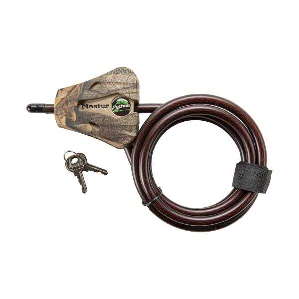 Master Lock Python Cable Lock Black 6 8418D - Zenithce