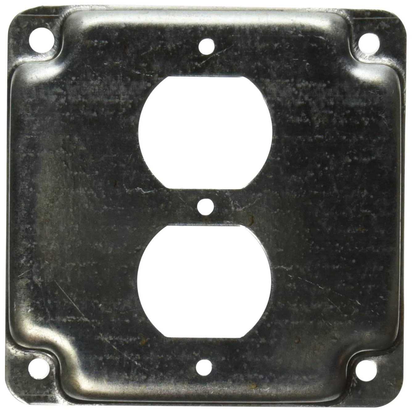 Raco Square Steel Box Cover 801C - Zenithce