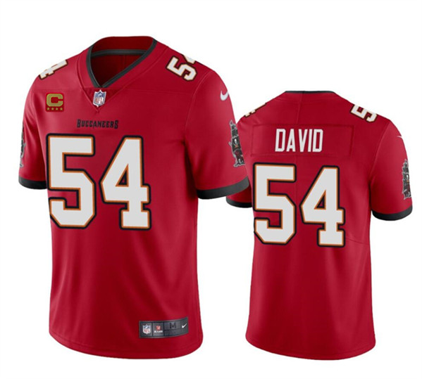 Tampa Bay Buccaneers #54 Lavonte David Red 2024 With 4-Star C Patch Vapor Limited Stitched Jersey - Zenithce