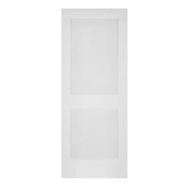 Primed 2 Panel Interior Shaker Door Slab Trimlite 3070pri8402 - Zenithce