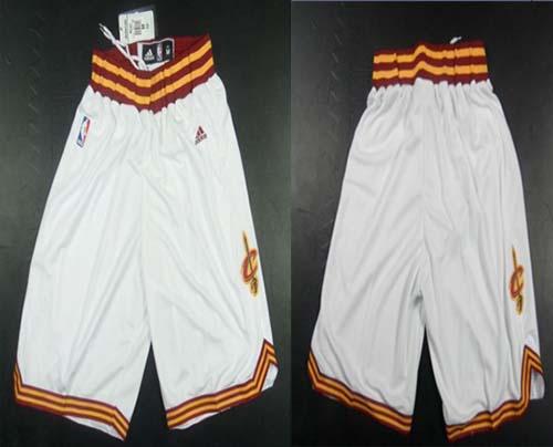 Cleveland Cavaliers White NBA Shorts - Zenithce