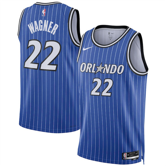 Orlando Magic #22 Franz Wagner Blue 2025 Icon Edition Stitched Jersey - Zenithce