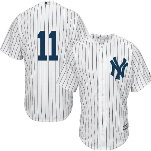 Yankees #11 Brett Gardner White Stitched Jersey - Zenithce