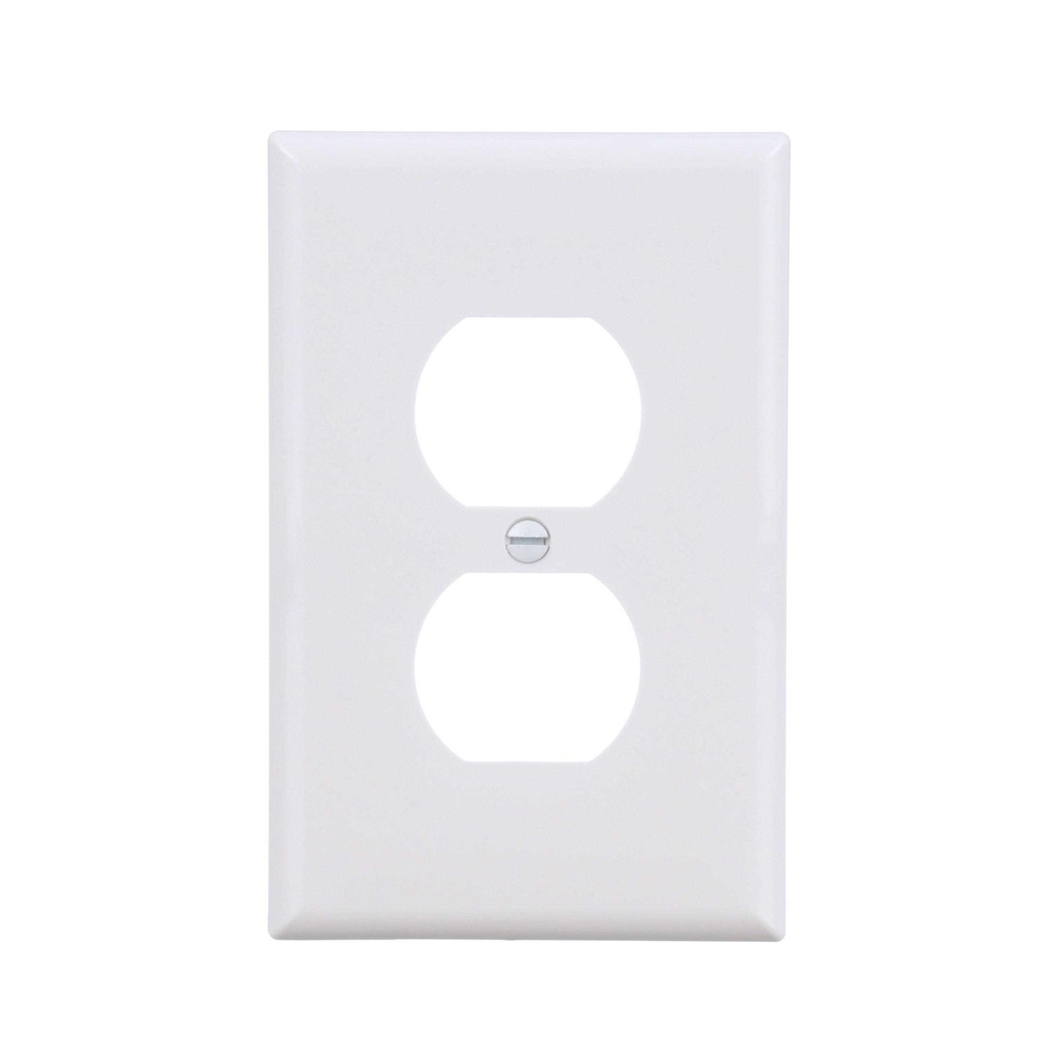 Eaton 1-Gang Midsize Decorator Wall Plate PJ26W-F-LW - Zenithce