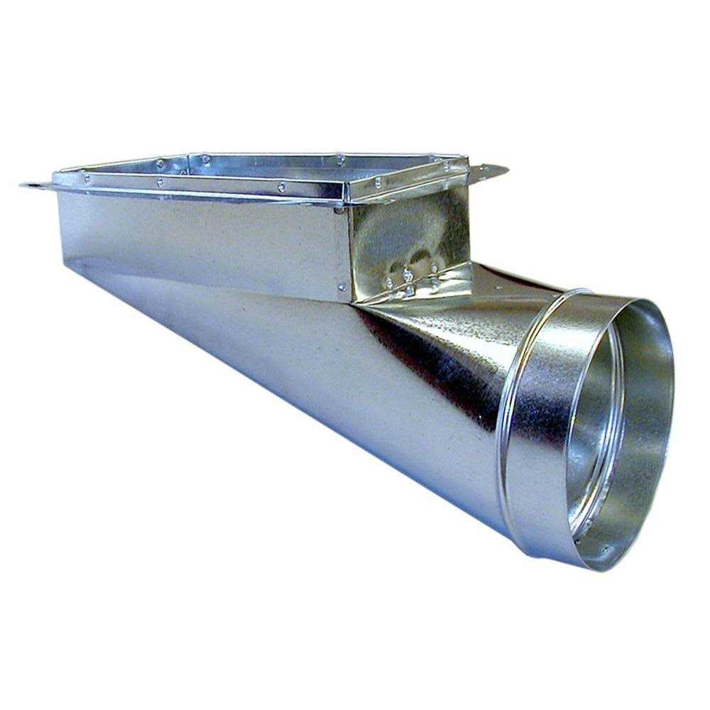 Master Flow 6 in. x End Register Box with Flange - Zenithce