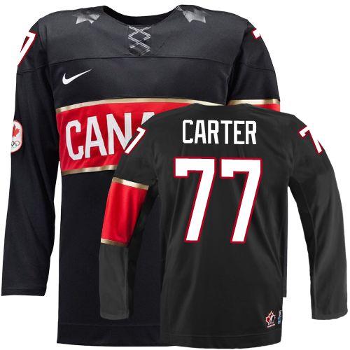 Olympic 2014 CA. #77 Jeff Carter Black Stitched Jersey - Zenithce