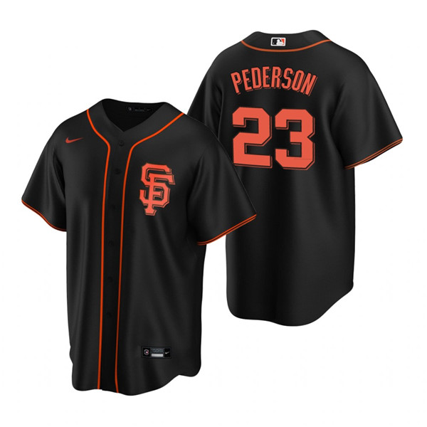San Francisco Giants #23 Joc Pederson Black Cool Base Stitched Jersey - Zenithce