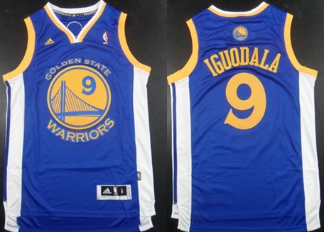 Golden State Warriors #9 Andre Iguodala Revolution 30 Swingman Blue Jersey - Zenithce