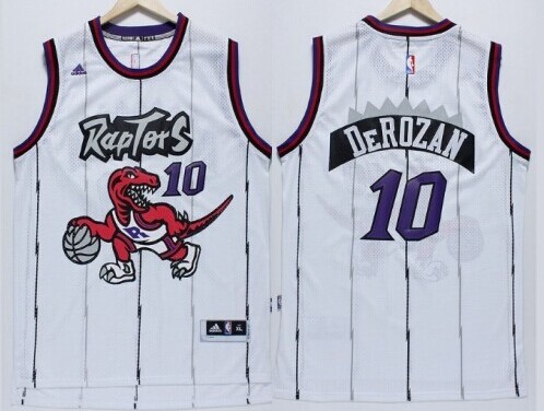 Toronto Raptors #10 Demar DeRozan Hardwood Classic White Swingman Jersey - Zenithce