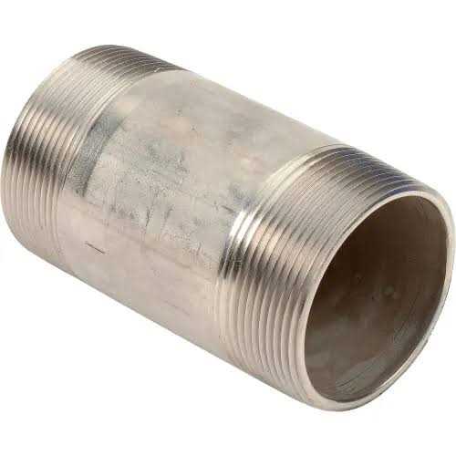 Merit Brass 304 Stainless Steel Pipe Nipple - Zenithce