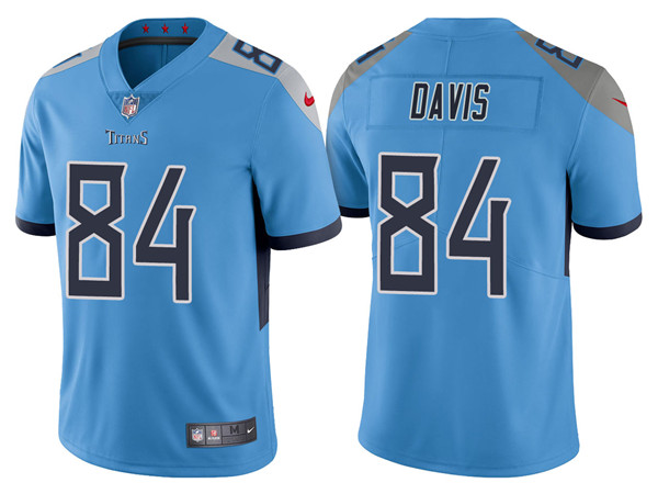 Tennessee Titans #84 Corey Davis Blue Vapor Untouchable Limited Stitched Jersey - Zenithce