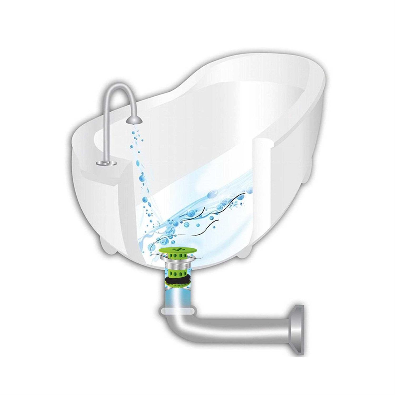 Tubshroom Tub Hair Catcher Drain Protector - Zenithce