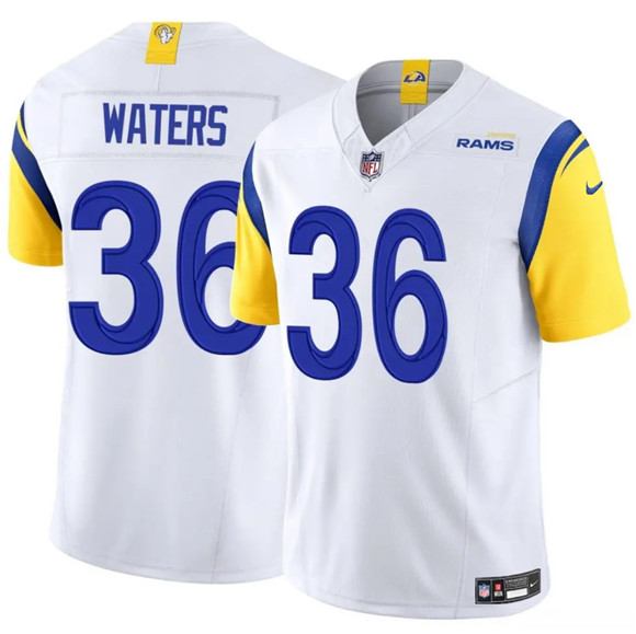 Los Angeles Rams #36 Jordan Waters White 2024 F.U.S.E. Vapor Untouchable Football Stitched Jersey - Zenithce