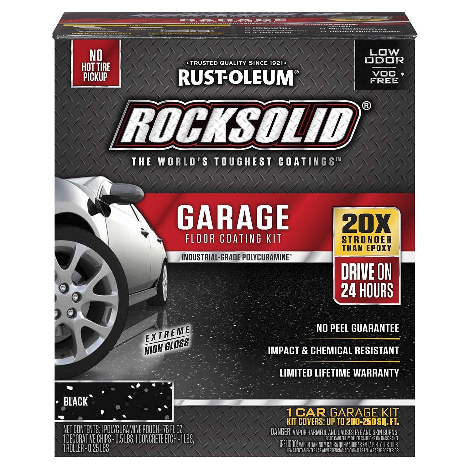 Rust-Oleum RockSolid Polycuramine Clear Top Coat Floor Coating Kit - Zenithce