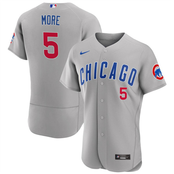 Chicago Cubs #5 Christopher Morel Gray Flex Base Stitched Jersey - Zenithce