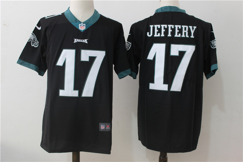 Philadelphia Eagles #17 Alshon Jeffery Black Alternate Stitched Vapor Untouchable Limited Nike Jersey - Zenithce