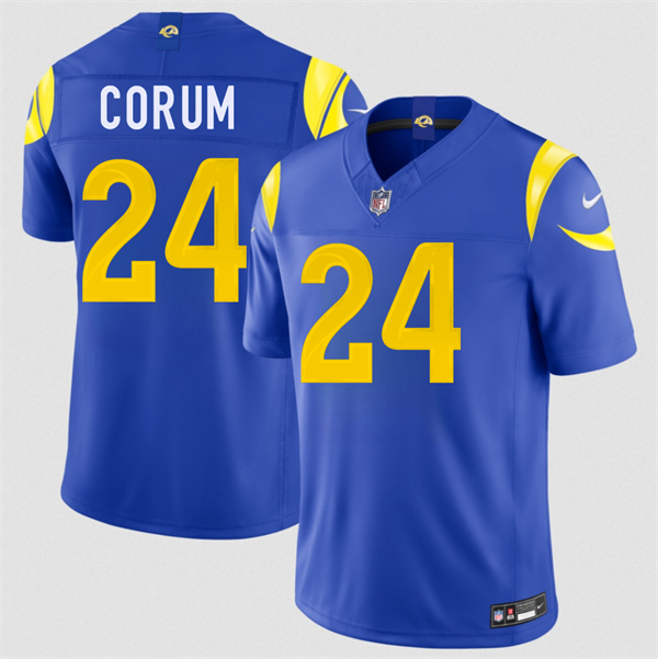 Los Angeles Rams #24 Blake Corum Royal 2026 F.U.S.E. Vapor Limited Stitched Jersey - Zenithce