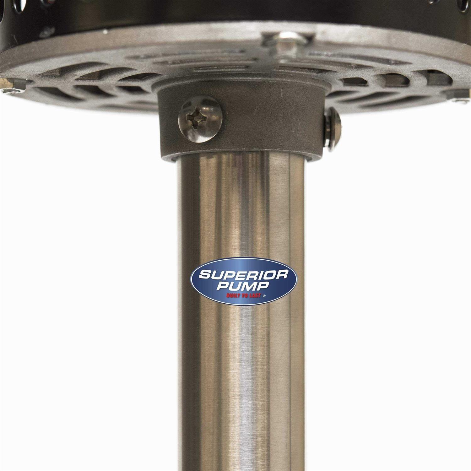 Superior Pump 1/2 HP Sewage Ejector Pump Kit with Basin - Zenithce