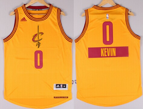 Cleveland Cavaliers #0 Kevin Love Revolution 30 Swingman 2014 Christmas Day Yellow Jersey - Zenithce