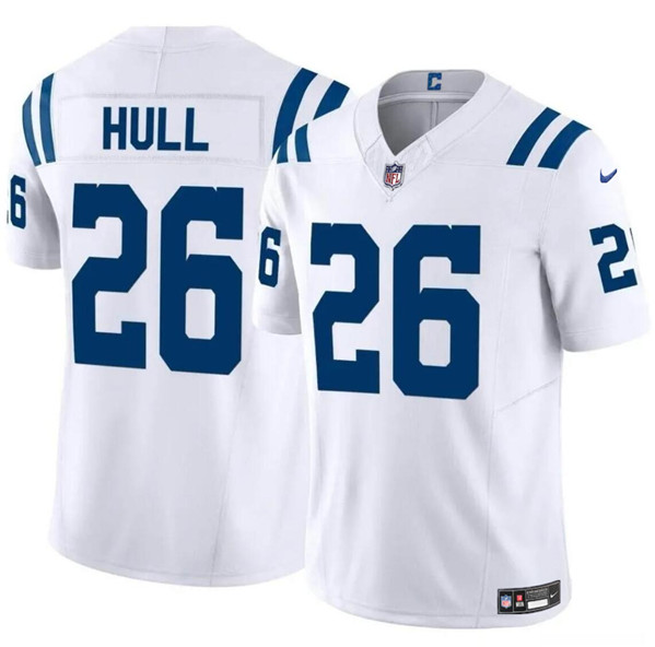 Indianapolis Colts #26 Evan Hull White 2024 F.U.S.E. Vapor Limited Stitched Jersey - Zenithce