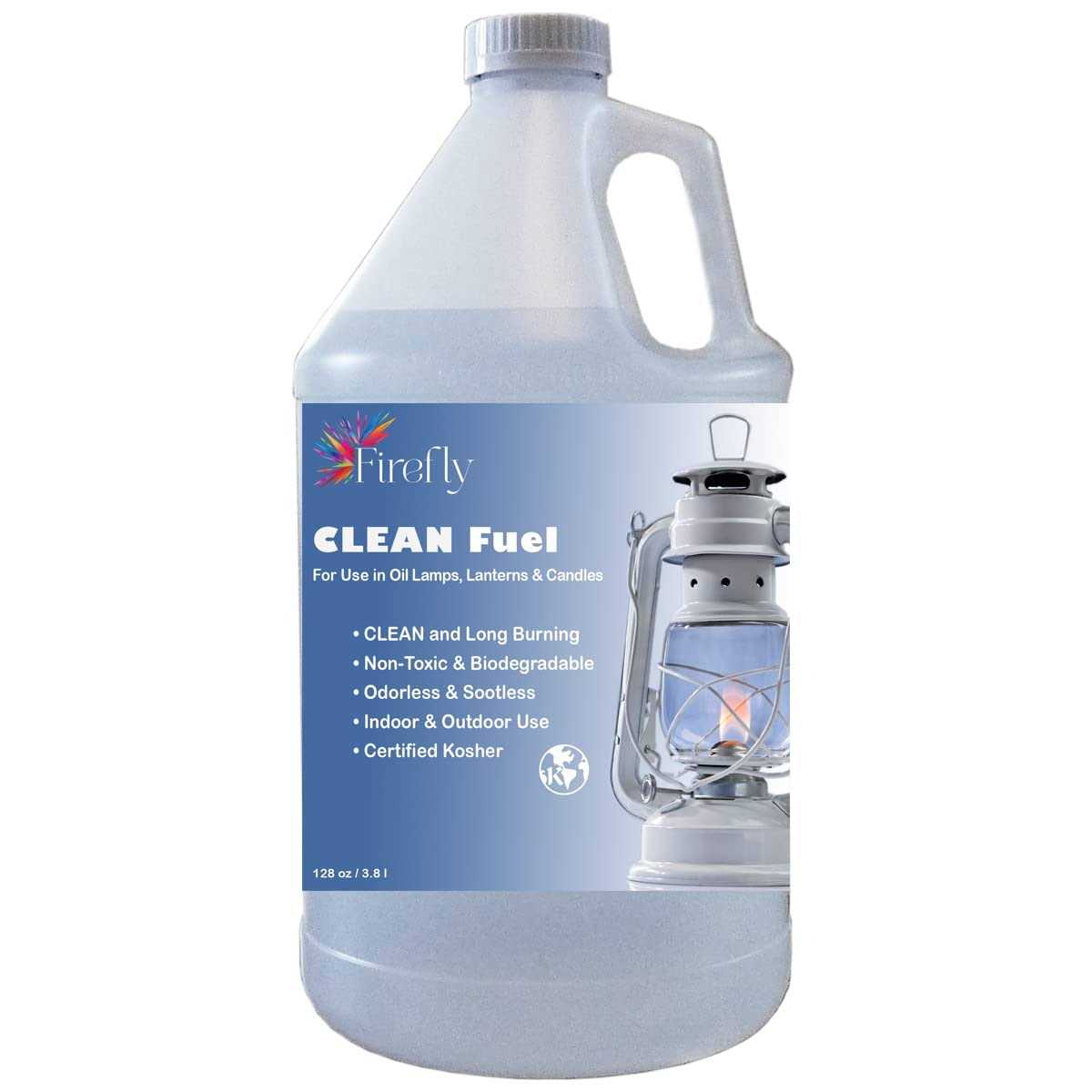 Firefly Clean Odorless Smokelsss Lamp Oil - Zenithce