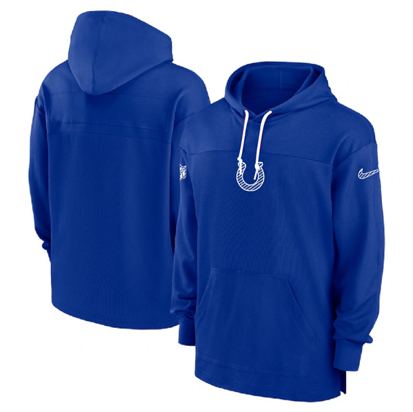Indianapolis Colts Royal Performance Pullover Hoodie - Zenithce