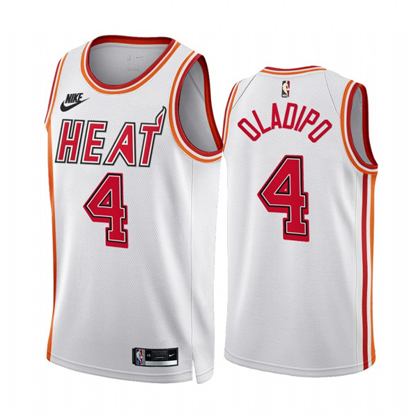 Miami Heat #4 Andre Drummond White Classic Edition Stitched Jersey - Zenithce
