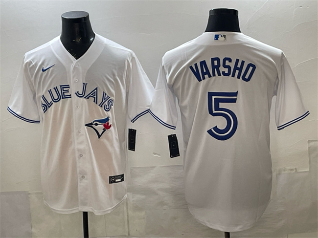 Toronto Blue Jays #5 Daulton Varsho White 2025 Cool Base Stitched Jersey - Zenithce