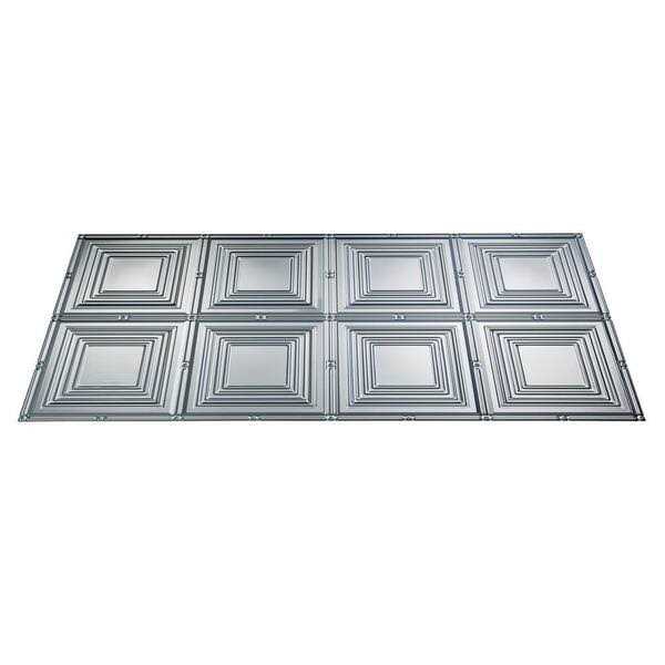 Fasade Portrait Decorative Vinyl 2ft x 4ft Glue Up Ceiling Tile - Zenithce