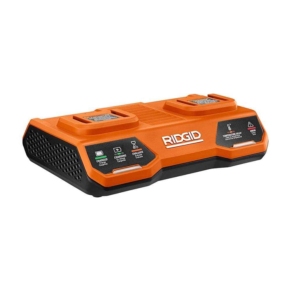 RIDGID 18V Dual Port Simultaneous Charger - Zenithce