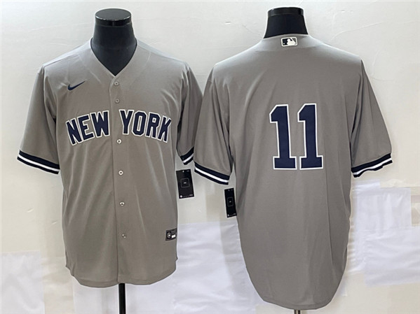 New York Yankees #11 Anthony Volpe Gray Cool Base Stitched Jersey - Zenithce