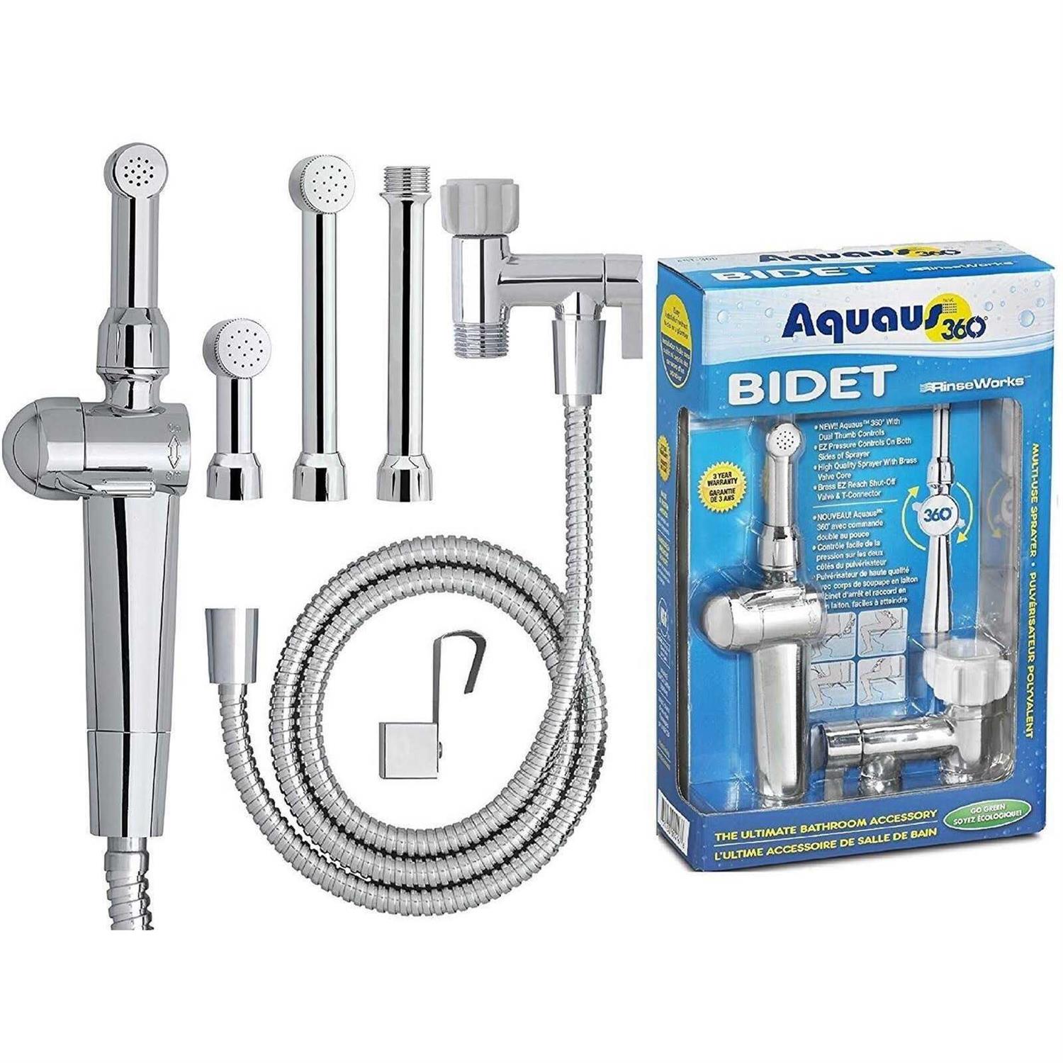 Rinseroo XL 6 Foot Slip-on Handheld Showerhead Attachment Hose for Sink/Shower. No Install - Zenithce