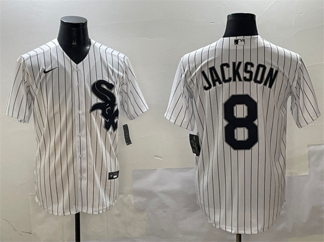 Chicago White Sox #8 Bo Jackson White Cool Base Stitched Jersey - Zenithce