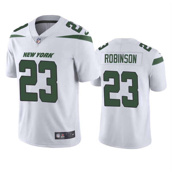New York Jets #23 James Robinson White Vapor Untouchable Limited Stitched Jersey - Zenithce
