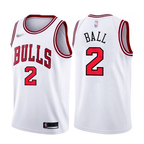 Chicago Bulls #2 Lonzo Ball White 2021 Swingman Stitched Jersey - Zenithce