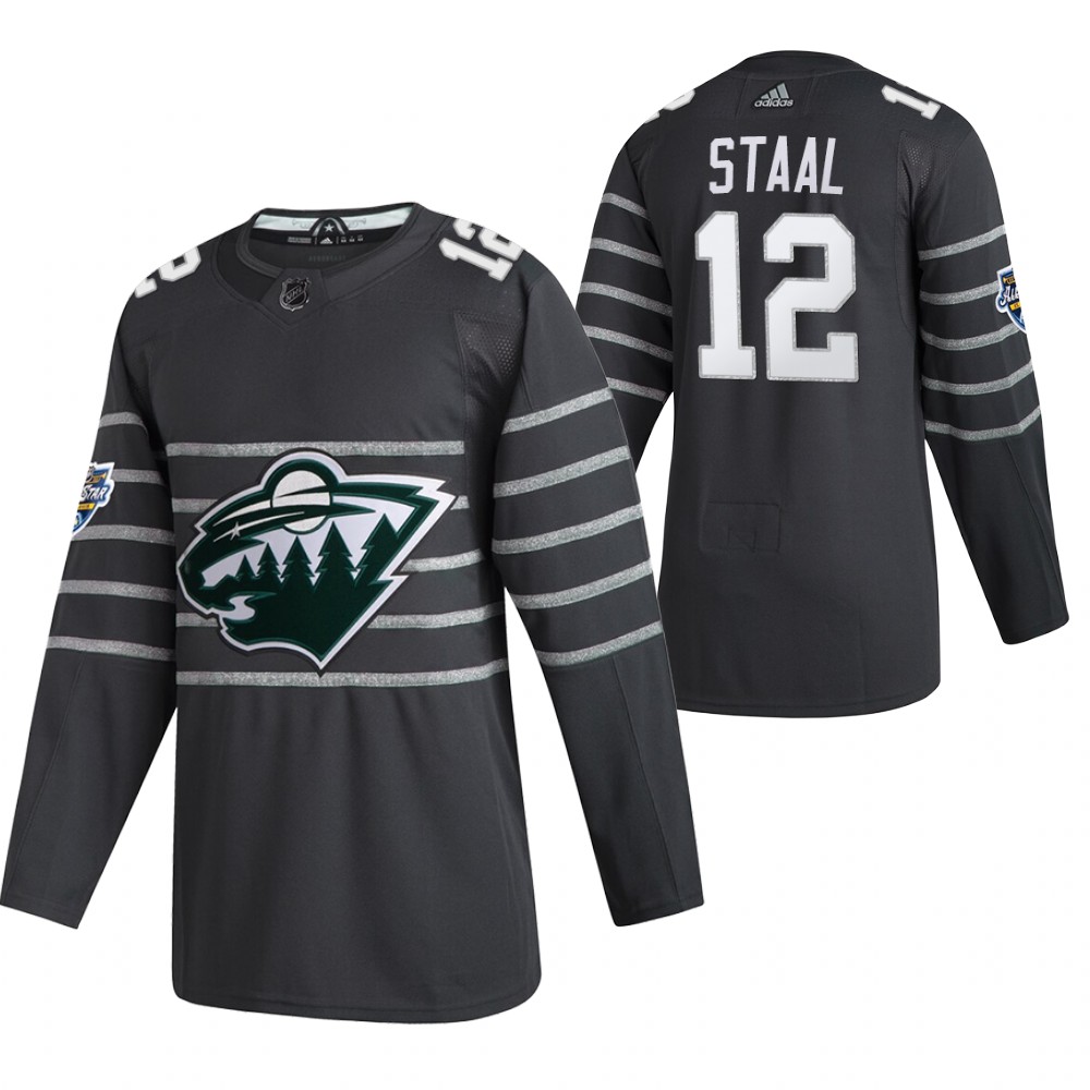 Minnesota Wild #12 Eric Staal 2020 Grey All Star Stitched Jersey - Zenithce