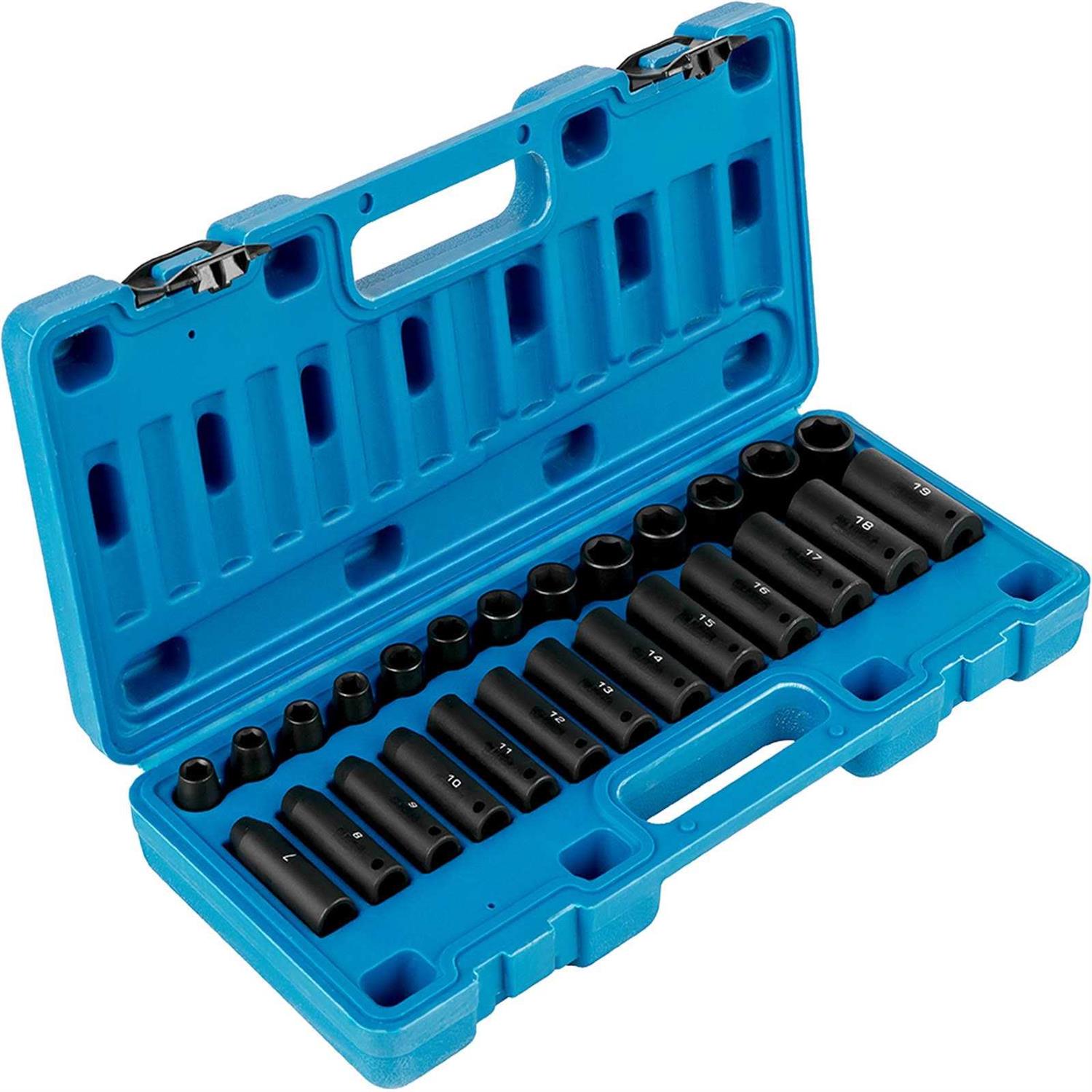 VEVOR Impact Socket Set 1/2 Inches 26 Piece Impact Sockets Socket - Zenithce
