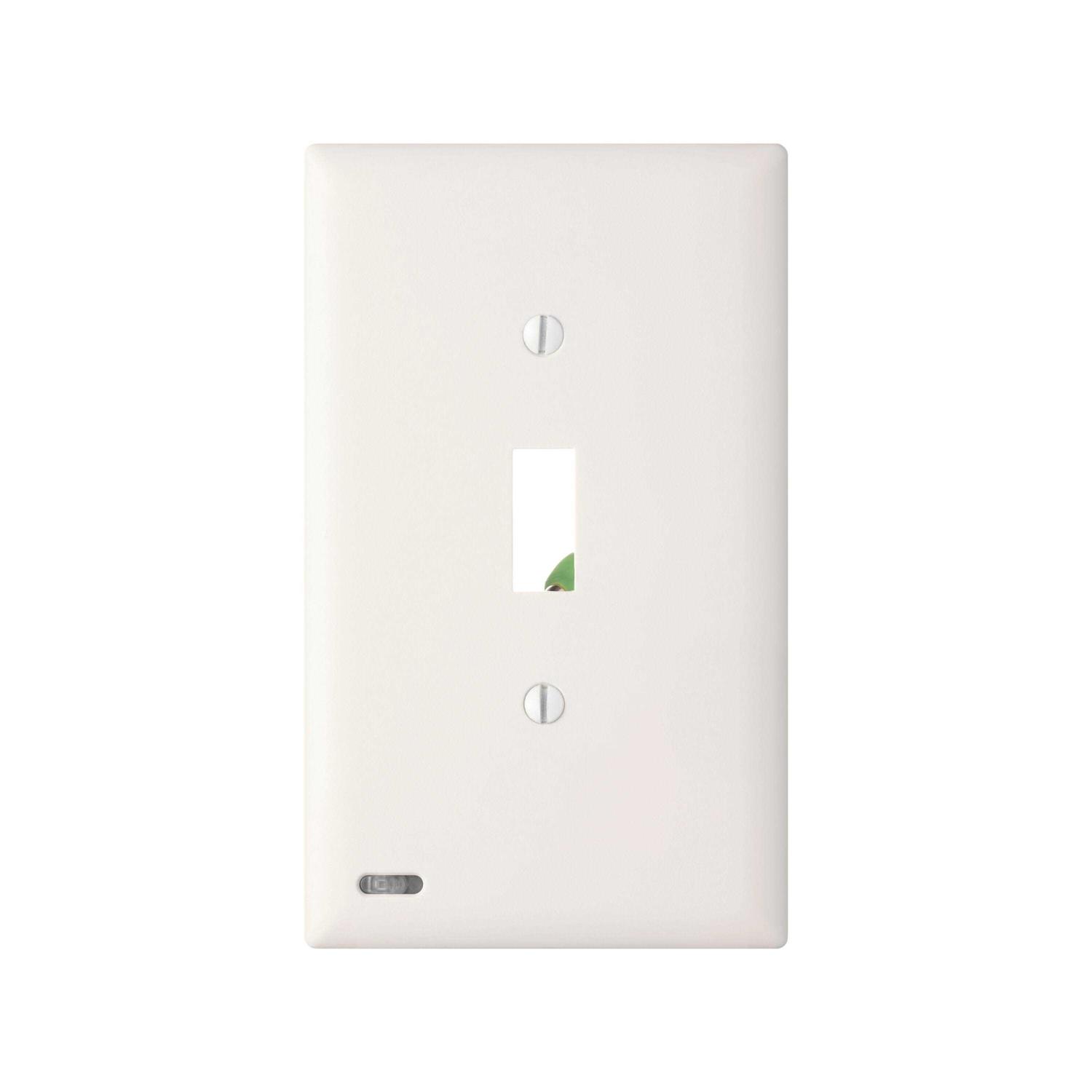 SnapPower SwitchLight Double Gang Night Light Cover Plate - Zenithce