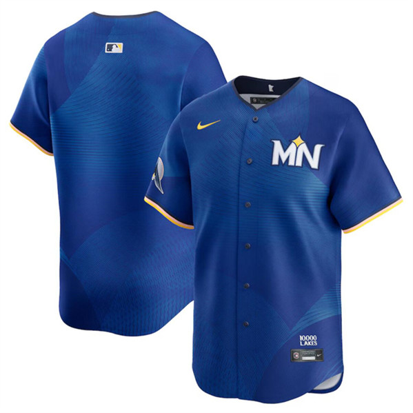 Minnesota Twins Blank Royal 2024 City Connect Limited Stitched Jersey - Zenithce