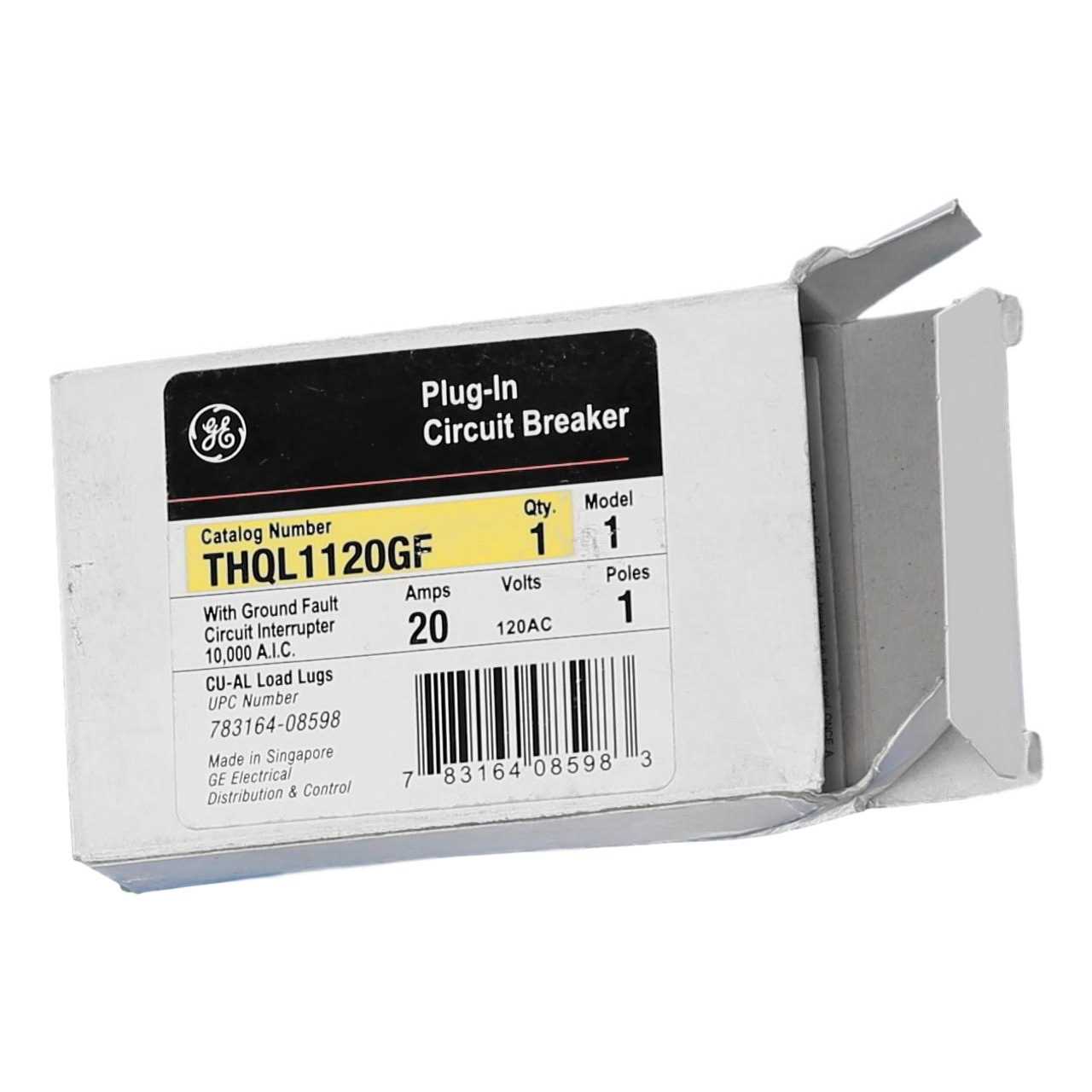 GE THQL1115 Single Pole Circuit Breaker - Zenithce
