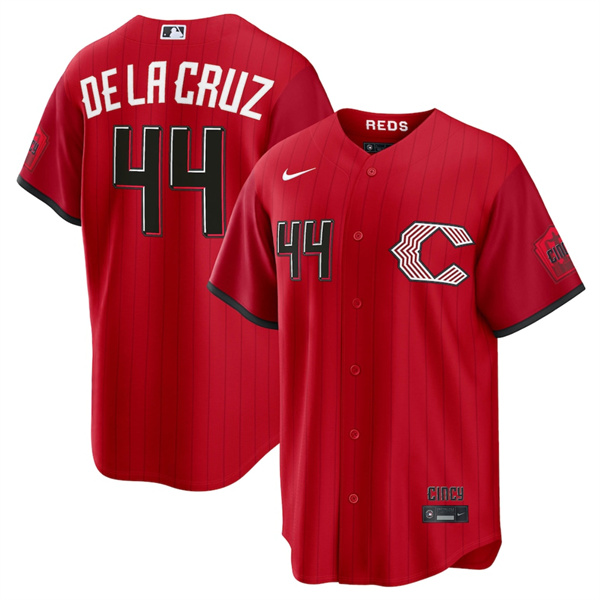 Cincinnati Reds #44 Elly De La Cruz Red 2026 City Connect Stadium Stitched Jersey - Zenithce