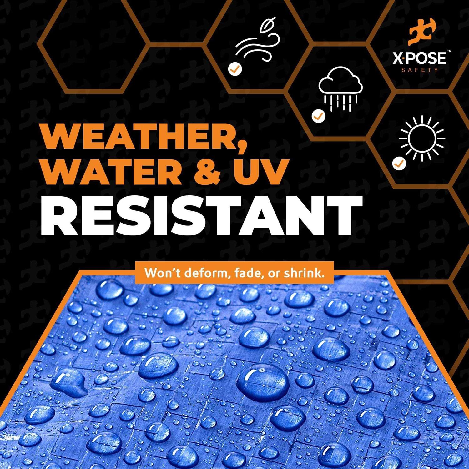 Xpose Safety Poly Tarp Multipurpose Protective Cover - Zenithce