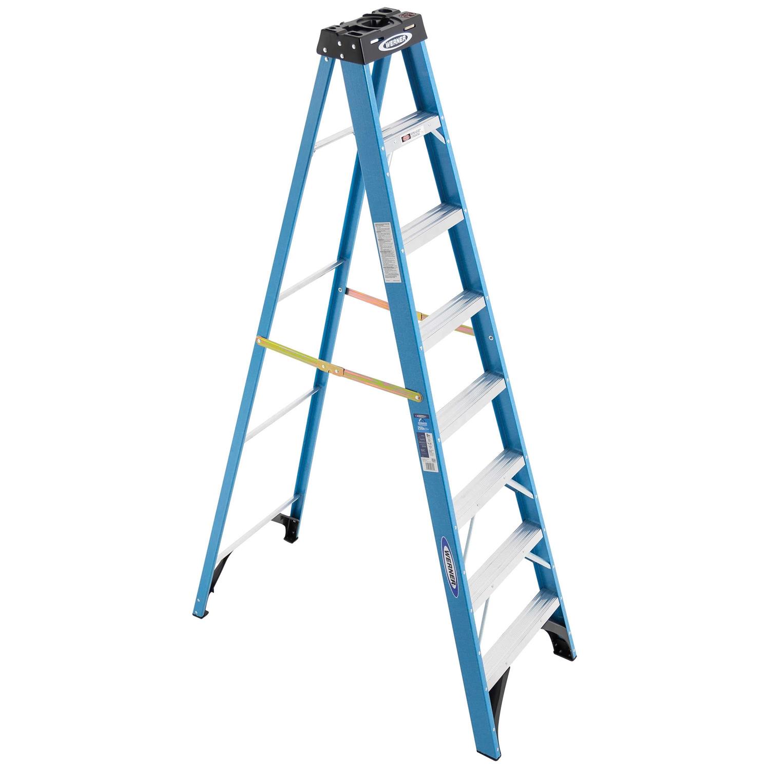 Werner Fiberglass Step Ladder - Zenithce
