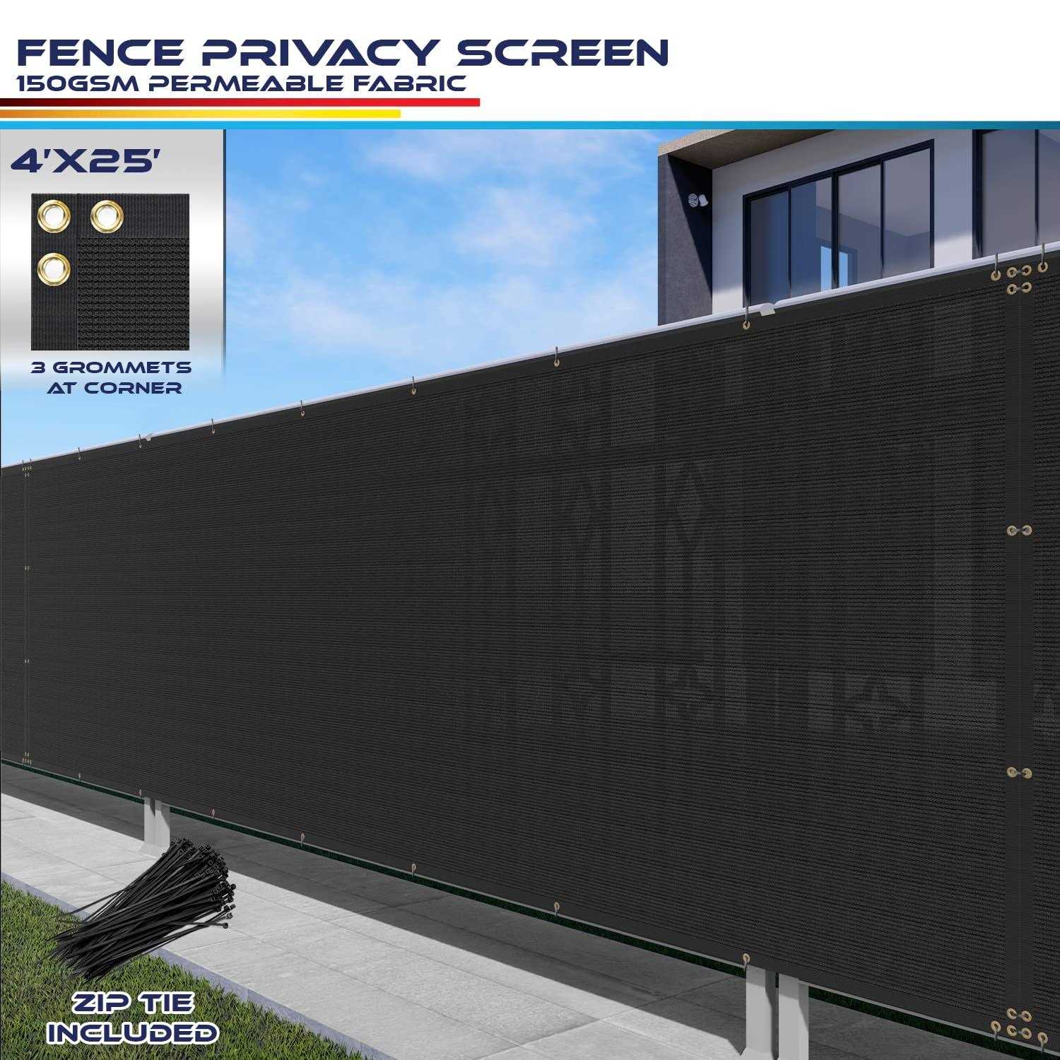 Windscreen4less Privacy Fence Screen Heavy Duty Brass - Zenithce