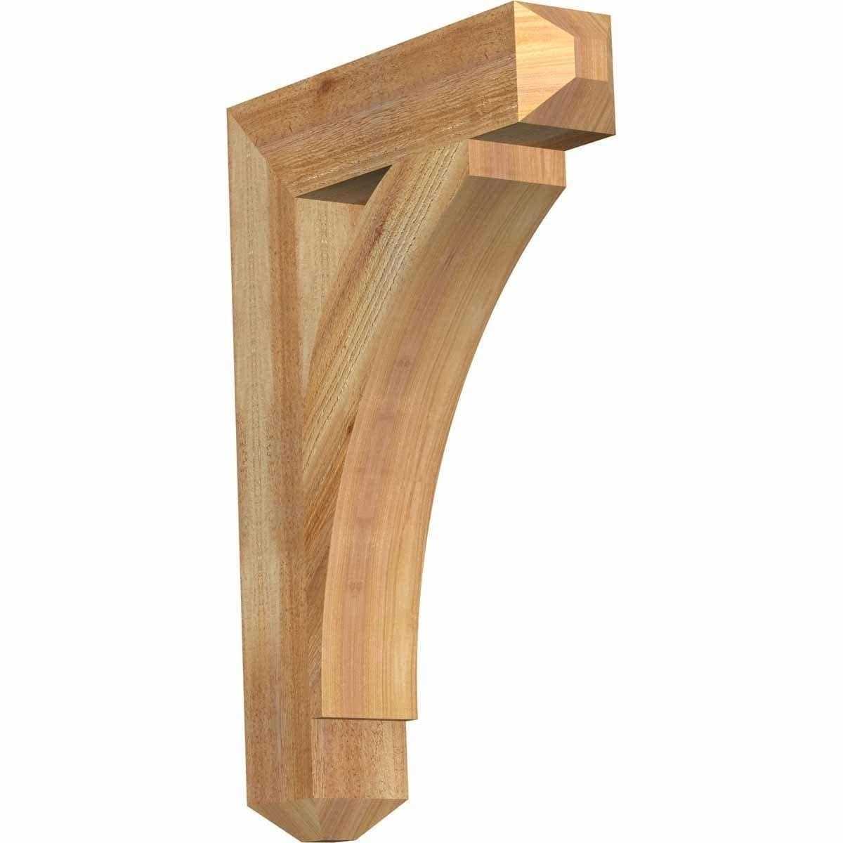 Ekena Millwork 4W x Traditional Rough Sawn Knee Brace BRC - Zenithce