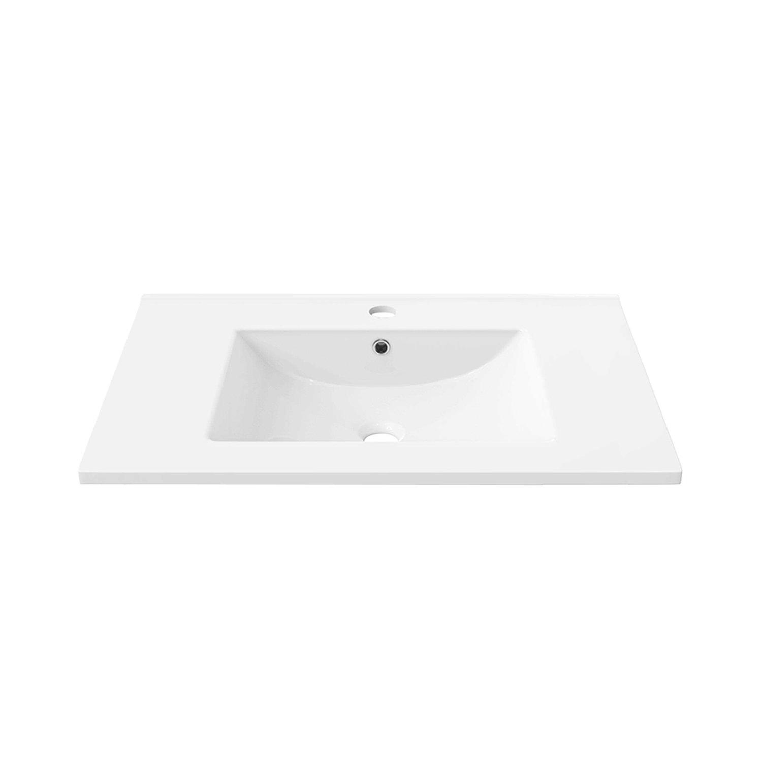 Swiss Madison 30 Ceramic Vanity Sink Top - Zenithce
