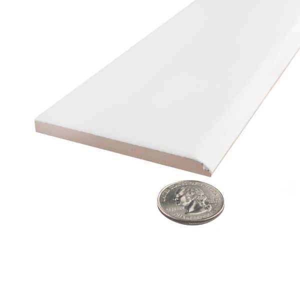 Merola Tile Battiscopa 13 x 3 Ceramic Bullnose Tile Trim - Zenithce